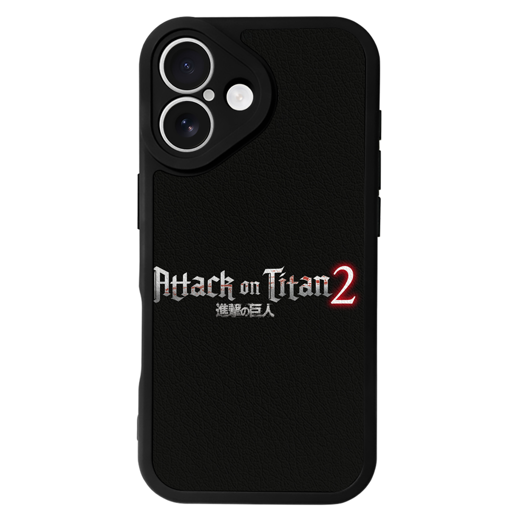 （画像用） 進撃の巨人 Attack on Titan 【iPhone 16シリーズ対応】シリコンスマホケース（レザー調） 材質：シリコン